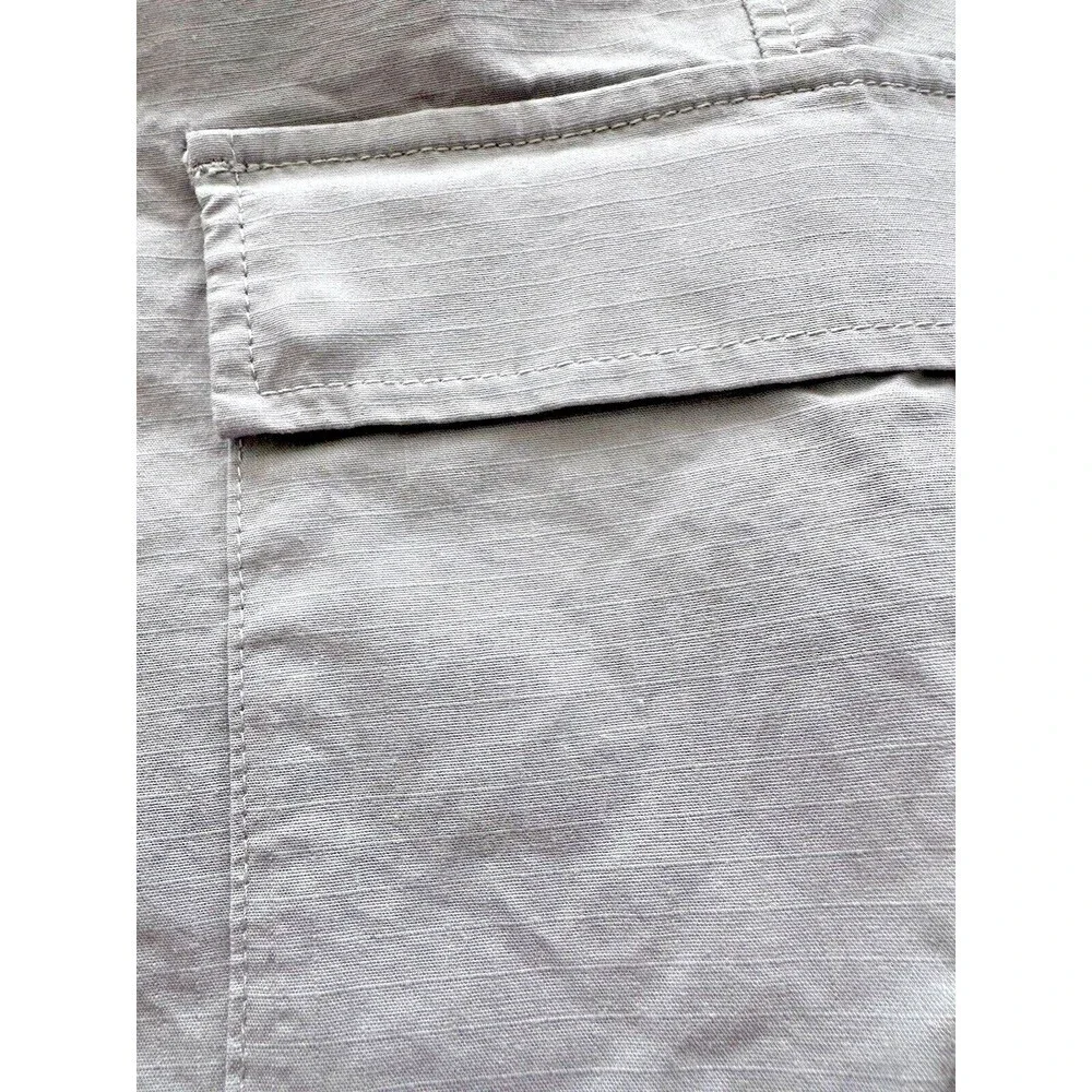 Dockers Men's Cargo Shorts Straight-Fit Foil Tech Cotton LightGray Big &Tall 52
